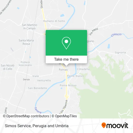 Simos Service map