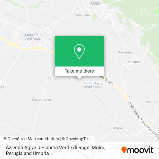 Azienda Agraria Pianeta Verde di Ragni Moira map