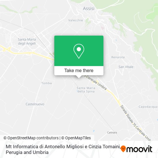 Mt Informatica di Antonello Migliosi e Cinzia Tomaini map