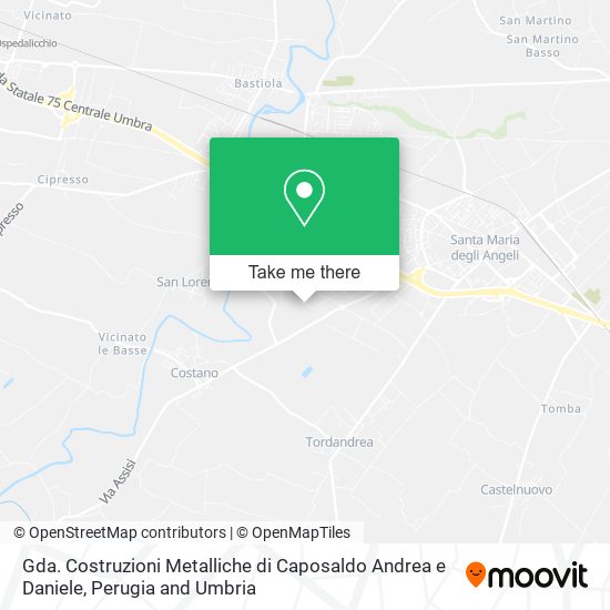 Gda. Costruzioni Metalliche di Caposaldo Andrea e Daniele map