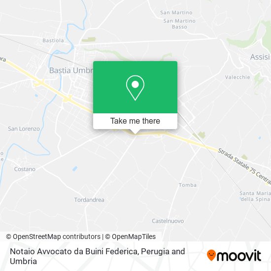 Notaio Avvocato da Buini Federica map