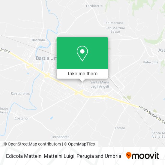 Edicola Matteini Matteini Luigi map