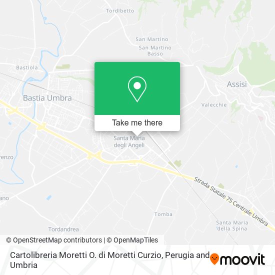 Cartolibreria Moretti O. di Moretti Curzio map