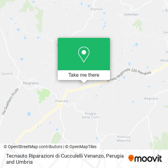 Tecnauto Riparazioni di Cucculelli Venanzo map