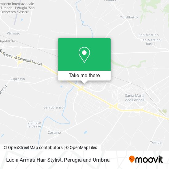 Lucia Armati Hair Stylist map