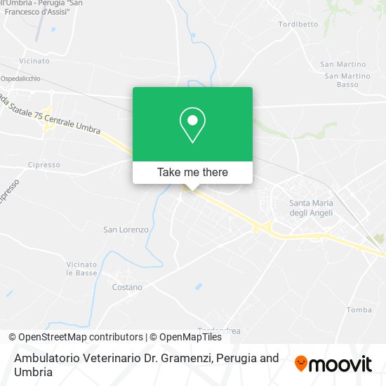 Ambulatorio Veterinario Dr. Gramenzi map