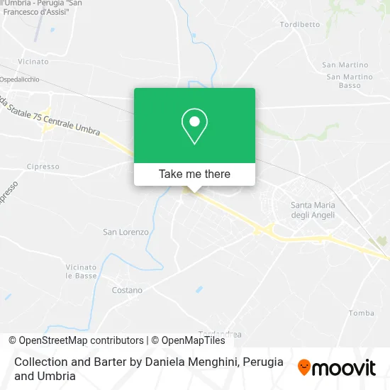 Collection and Barter by Daniela Menghini map