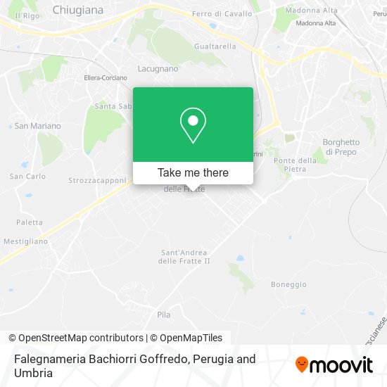 Falegnameria Bachiorri Goffredo map
