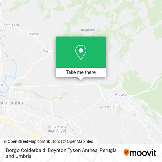 Borgo Colderba di Boynton Tyson Anthea map