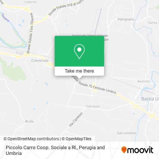 Piccolo Carro Coop. Sociale a Rl. map