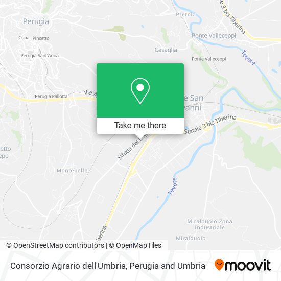 Consorzio Agrario dell'Umbria map