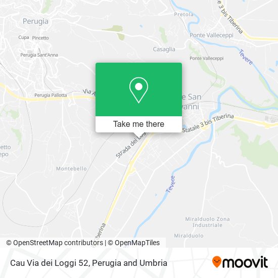 Cau Via dei Loggi 52 map