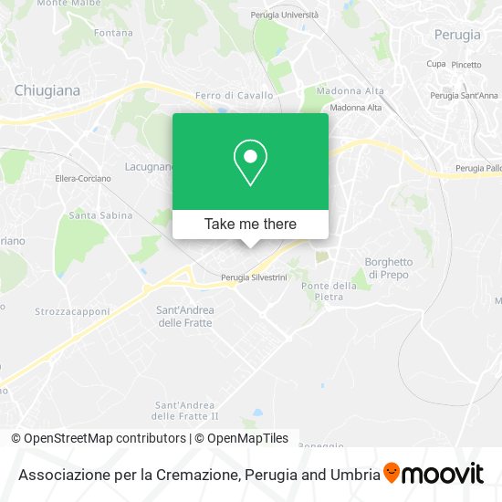 Associazione per la Cremazione map