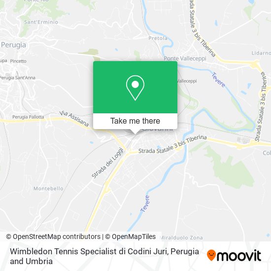 Wimbledon Tennis Specialist di Codini Juri map