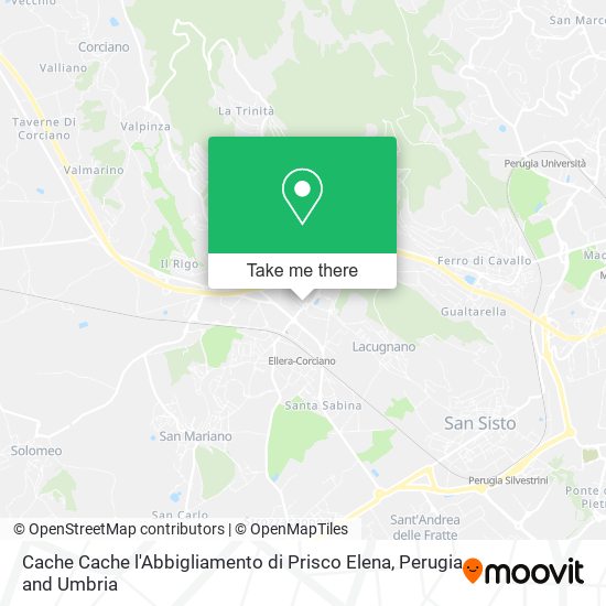 Cache Cache l'Abbigliamento di Prisco Elena map
