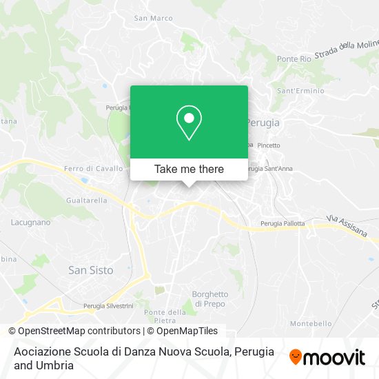 Aociazione Scuola di Danza Nuova Scuola map