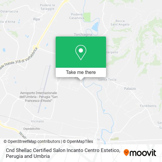 Cnd Shellac Certified Salon Incanto Centro Estetico map