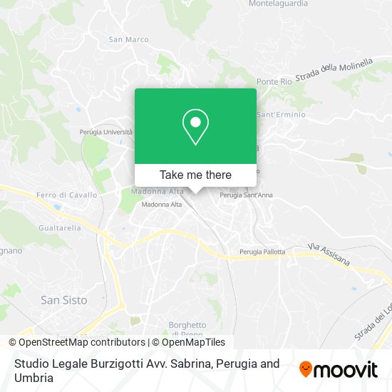 Studio Legale Burzigotti Avv. Sabrina map