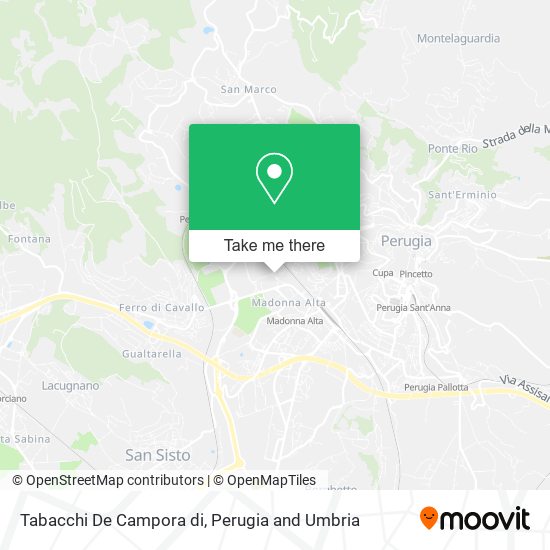 Tabacchi De Campora di map