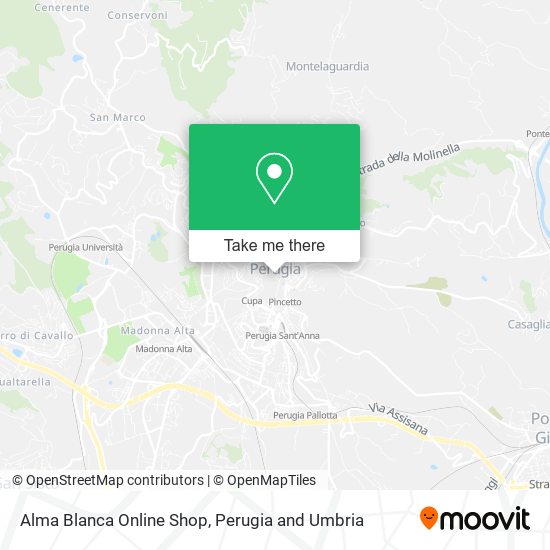 Alma Blanca Online Shop map