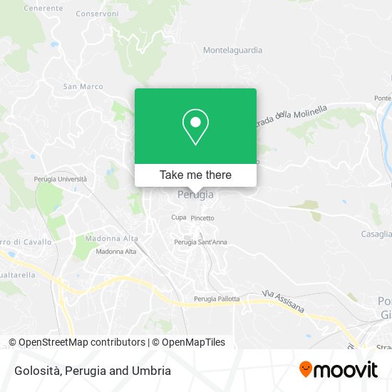 Golosità map