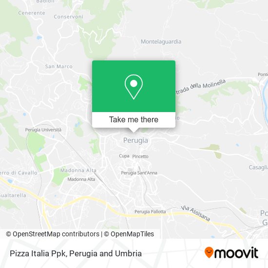 Pizza Italia Ppk map