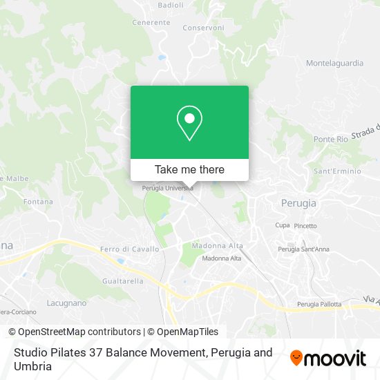 Studio Pilates 37 Balance Movement map