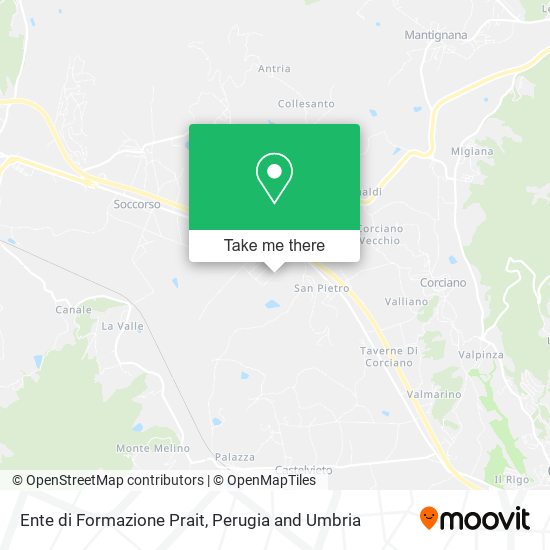 Ente di Formazione Prait map
