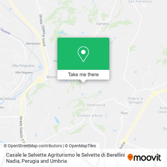 Casale le Selvette Agriturismo le Selvette di Berellini Nadia map