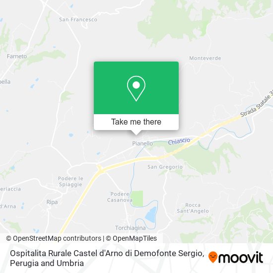 Ospitalita Rurale Castel d'Arno di Demofonte Sergio map