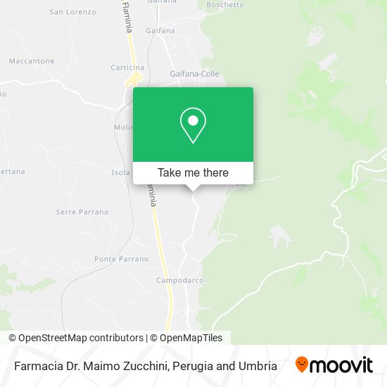 Farmacia Dr. Maimo Zucchini map