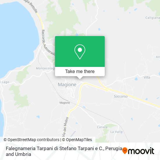 Falegnameria Tarpani di Stefano Tarpani e C. map
