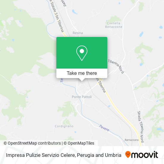 Impresa Pulizie Servizio Celere map