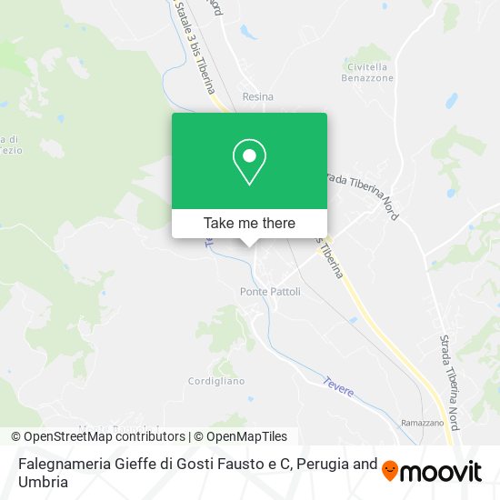 Falegnameria Gieffe di Gosti Fausto e C map