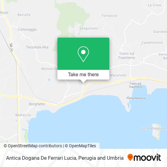 Antica Dogana De Ferrari Lucia map