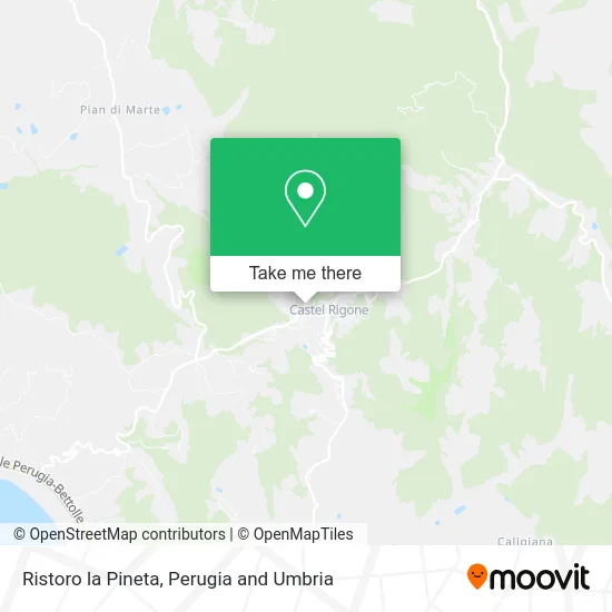 La Pineta Restaurant map