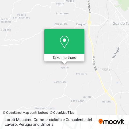 Loreti Massimo Commercialista e Consulente del Lavoro map