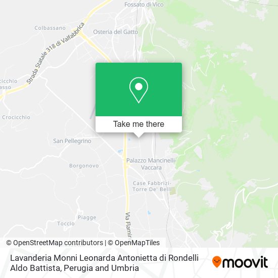 Lavanderia Monni Leonarda Antonietta di Rondelli Aldo Battista map