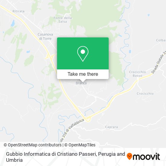 Gubbio Informatica di Cristiano Passeri map