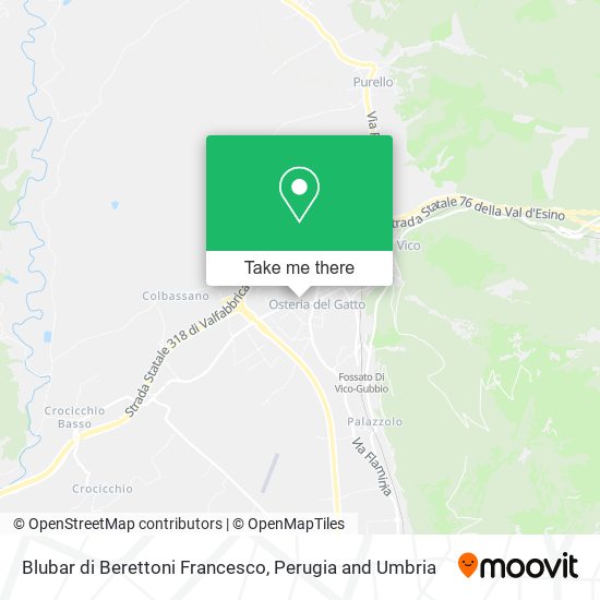 Blubar di Berettoni Francesco map