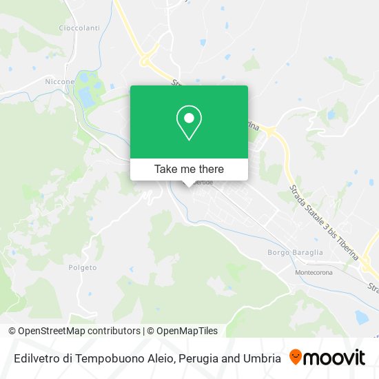 Edilvetro di Tempobuono Aleio map