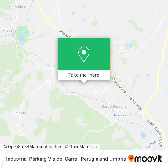 Industrial Parking Via dei Carrai map