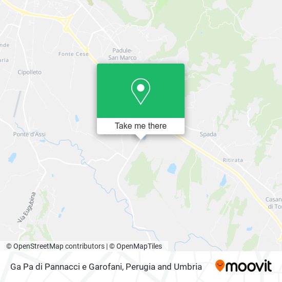 Ga Pa di Pannacci e Garofani map