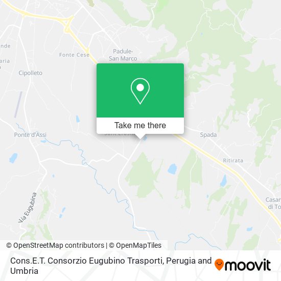 Cons.E.T. Consorzio Eugubino Trasporti map
