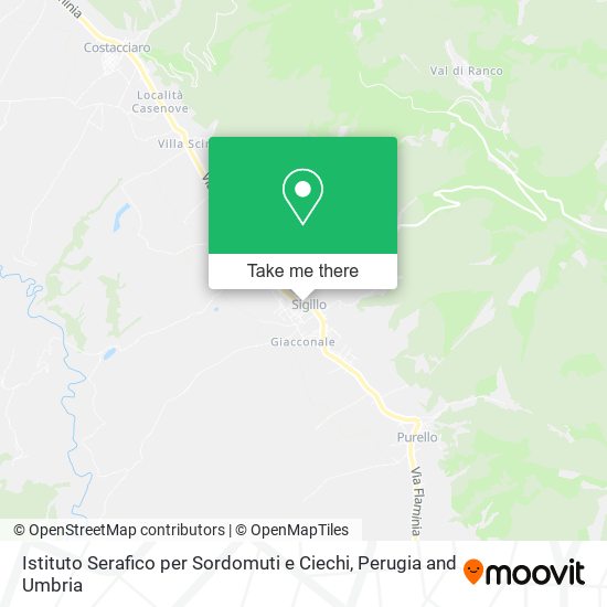 Istituto Serafico per Sordomuti e Ciechi map