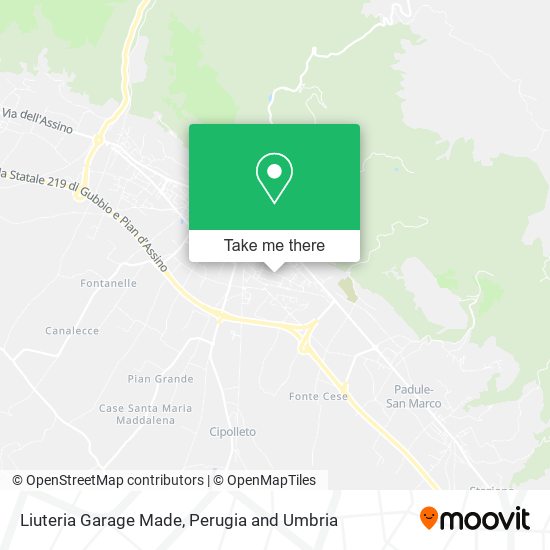 Liuteria Garage Made map