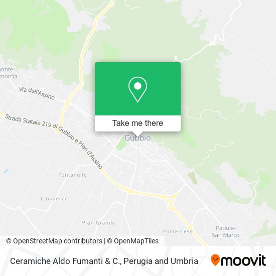 Ceramiche Aldo Fumanti & C. map
