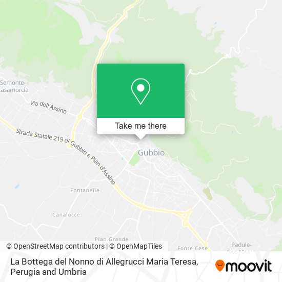 La Bottega del Nonno di Allegrucci Maria Teresa map