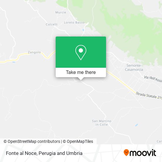 Fonte al Noce map