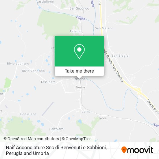 Naif Acconciature Snc di Benvenuti e Sabbioni map
